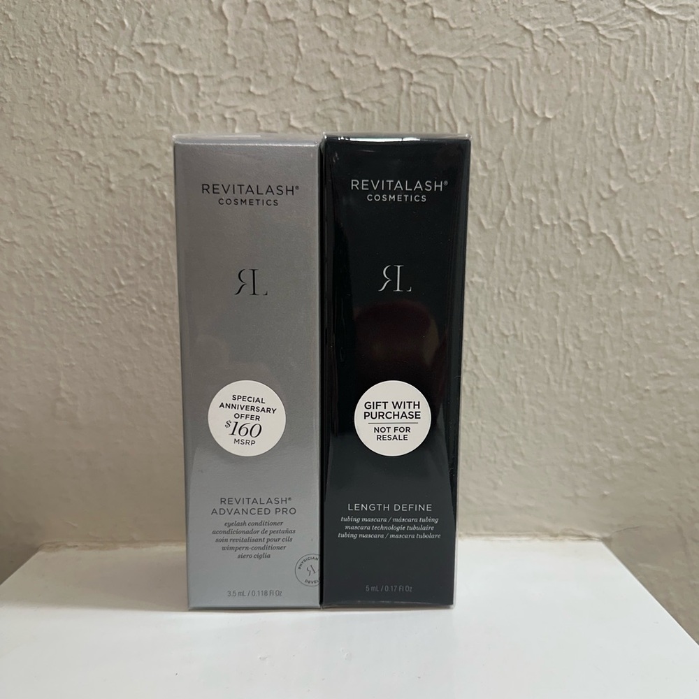 REVITALASH ADVANCED Eyelash Conditioner 3.5M + Length Define Mascara - NWT